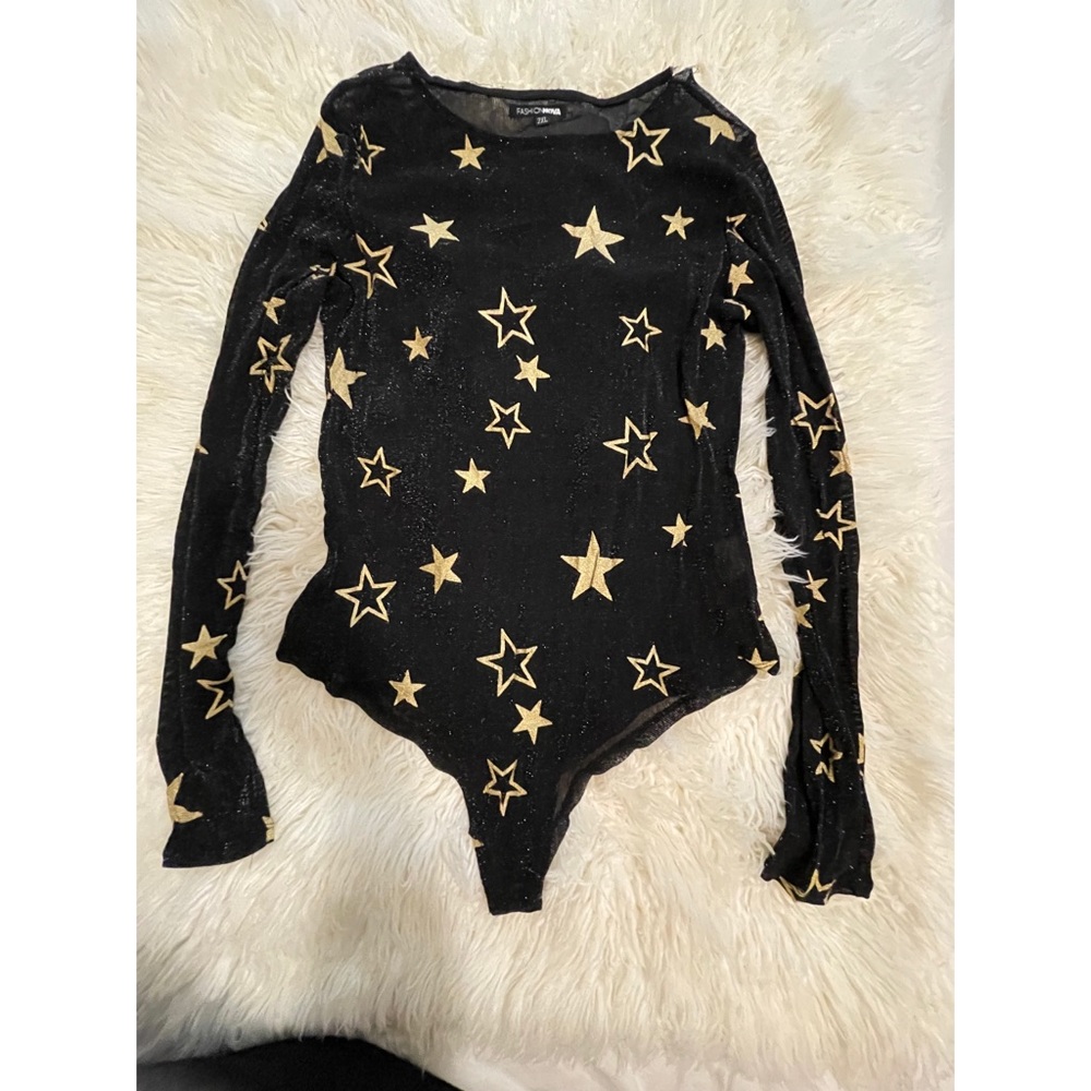 Fashion Nova Sheer Bodysuit